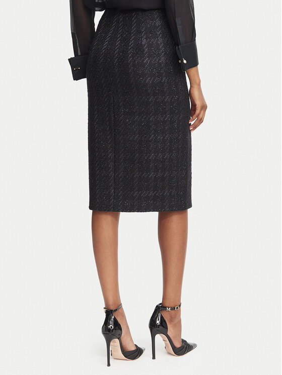 Elisabetta Franchi Elisabetta Franchi Φούστα pencil GO-232-67E2-V440 Μαύρο Regular Fit