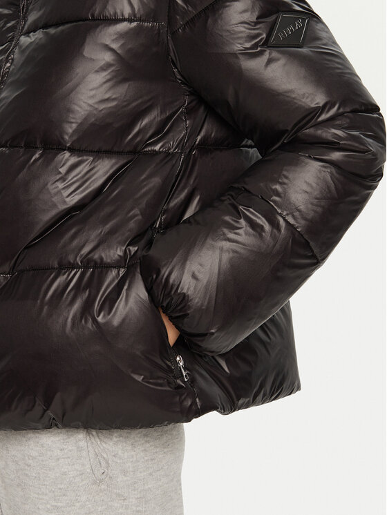 REPLAY REPLAY Зимно яке W7855 .000.84988 Черен Regular Fit
