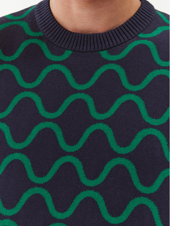 United Colors Of Benetton United Colors Of Benetton Džemper 1094K104X Tamnoplava Regular Fit