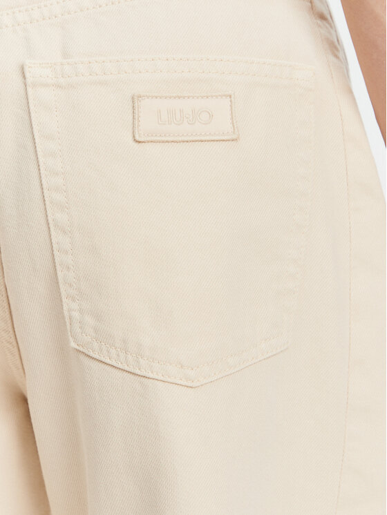 Liu Jo Liu Jo Jeans hlače WA5430 TS057 Écru Boyfriend Fit