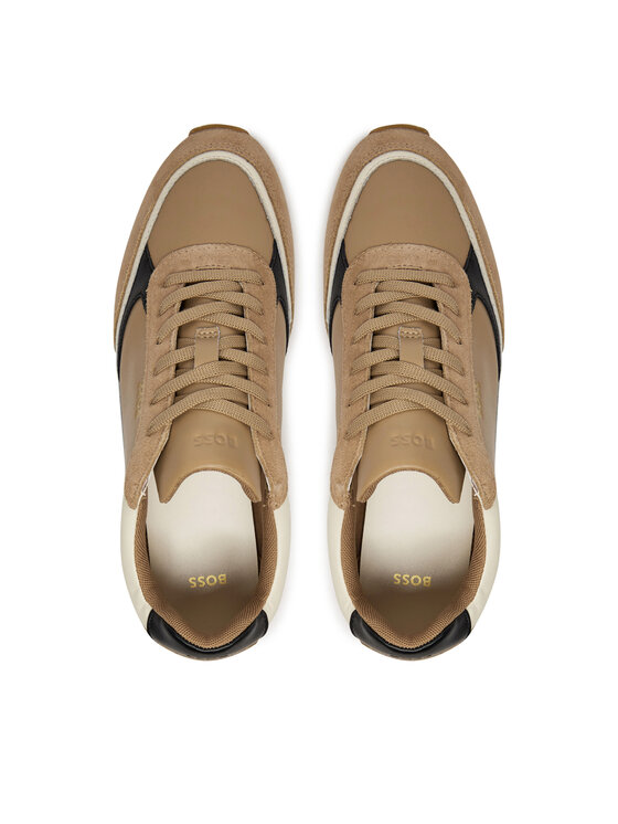 BOSS Boss Sneakersy Kai Runn Flsd 50529702 10232547 Hnědá
