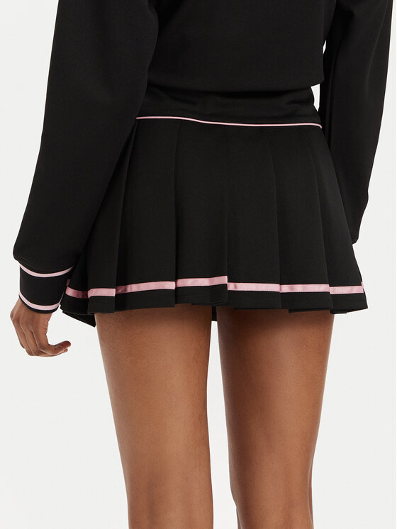 Juicy Couture Juicy Couture Fustă plisată Aluna JCSGS223416 Negru Regular Fit