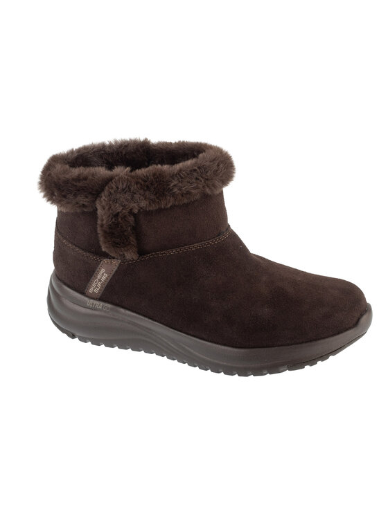 Skechers Skechers Śniegowce Slip-Ins: On-The-Go Stellar - Daphne Brązowy