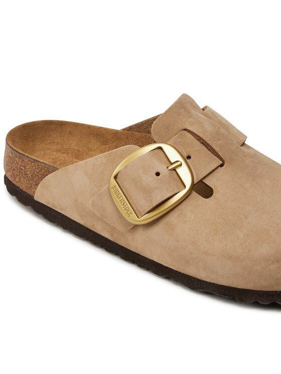 Birkenstock Birkenstock Klapki Boston Big Buckle 1028052 Beżowy