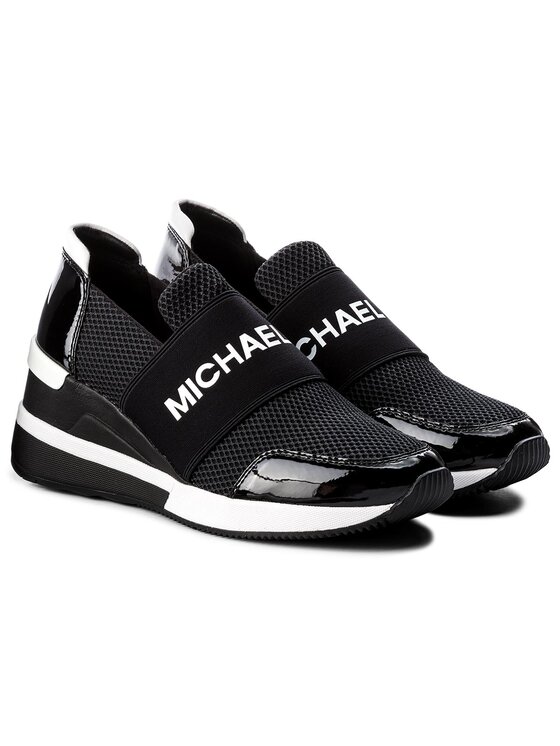 MICHAEL Michael Kors MICHAEL Michael Kors Sneakers Felix Trainer 43T8FXFS3D Negru