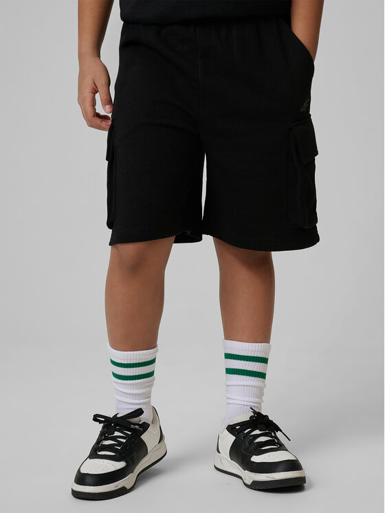 4F 4F Szorty sportowe COMMUNITY SPORTS Czarny Regular Fit