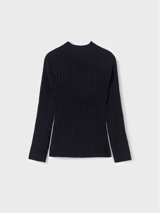 Mayoral Mayoral Rollkragenpullover 7.040 Schwarz Regular Fit