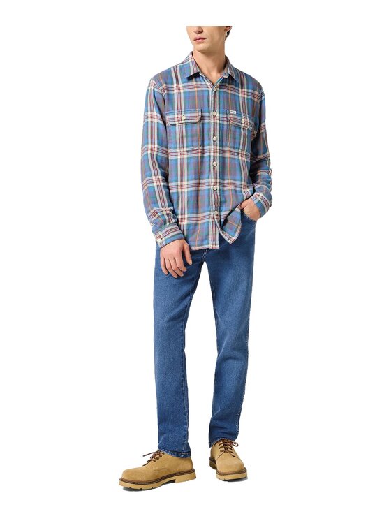 Wrangler Wrangler Jeansy 112358218 Niebieski Slim Fit
