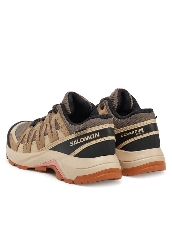Salomon Salomon Trekingová obuv X-Adventure Recon Gore Tex L47815500 Hnedá