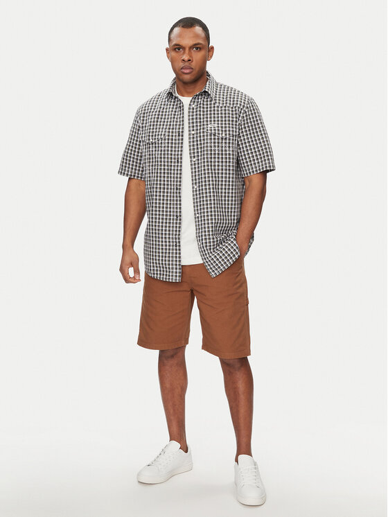Wrangler Wrangler Camicia Western 112350581 Verde Regular Fit