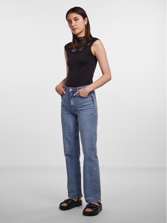 Pieces Pieces Glaustinukė 17096887 Juoda Slim Fit