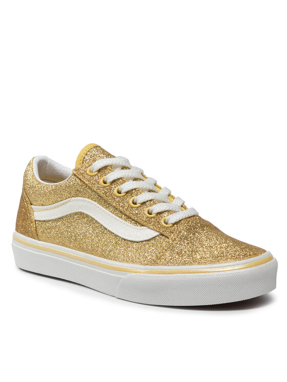 Vans Sneakers aus Stoff Old Skool VN0A4VJC8BB1 Goldfarben Modivo