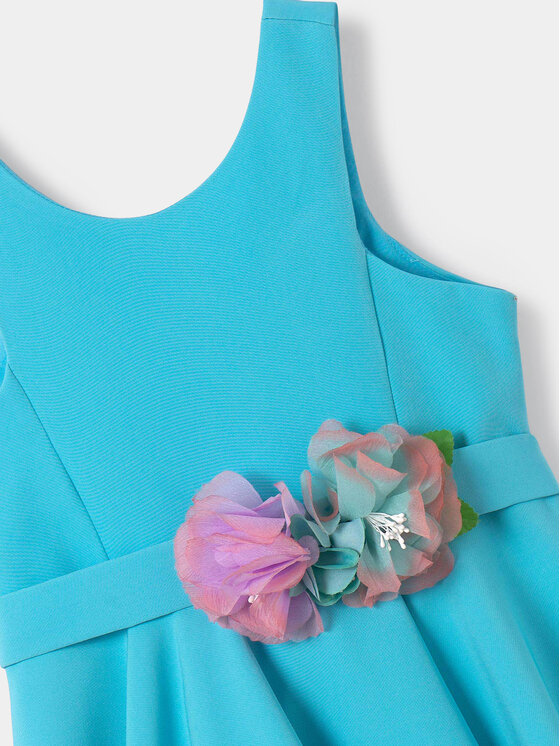 Abel & Lula Abel & Lula Елегантне плаття 5062 Голубий Regular Fit