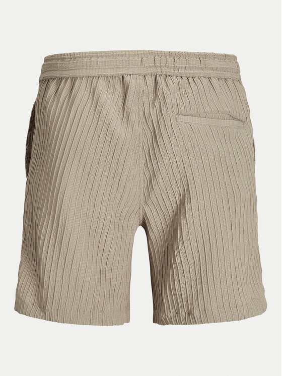Jack & Jones Jack & Jones Bavlnené šortky Jaiden 12269672 Béžová Relaxed Fit