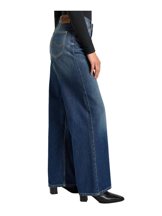 Lee Lee Jeansy 112355241 Niebieski Regular Fit