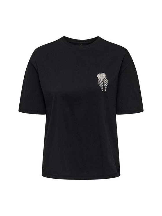 ONLY ONLY T-shirt Maglia onlvita ss tee box jrs Nero Regular Fit