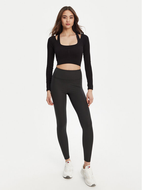 Guess Guess Bluză V5YP06 Z3OA0 Negru Slim Fit