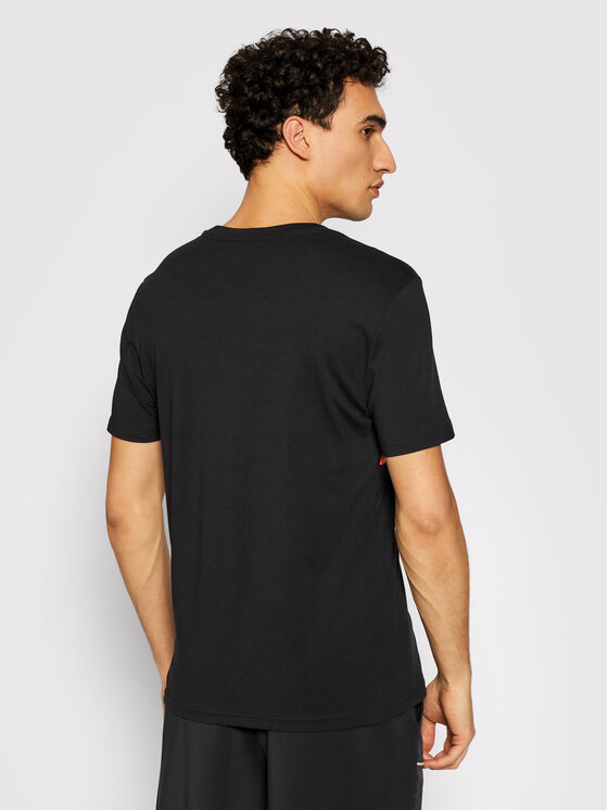 Diadora Diadora T-Shirt Spectra Oc 502.176632 Czarny Regular Fit