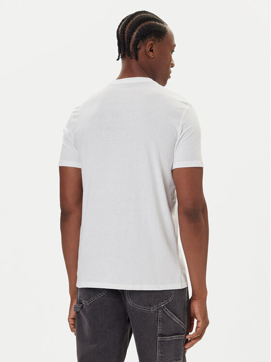 Calvin Klein Jeans Calvin Klein Jeans Tricou 30s Chest Logo LV04RD865G Alb Regular Fit