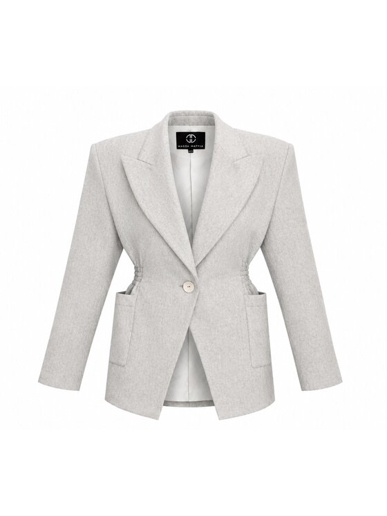 Magda Matyja Magda Matyja Marynarka AMELIA BLAZER Szary Oversize