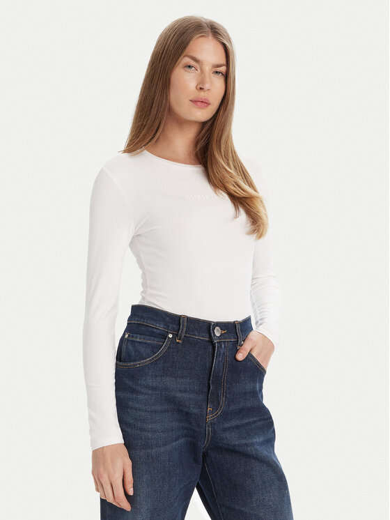 Guess Jeans Body W4BP41 J1314 Biały Slim Fit