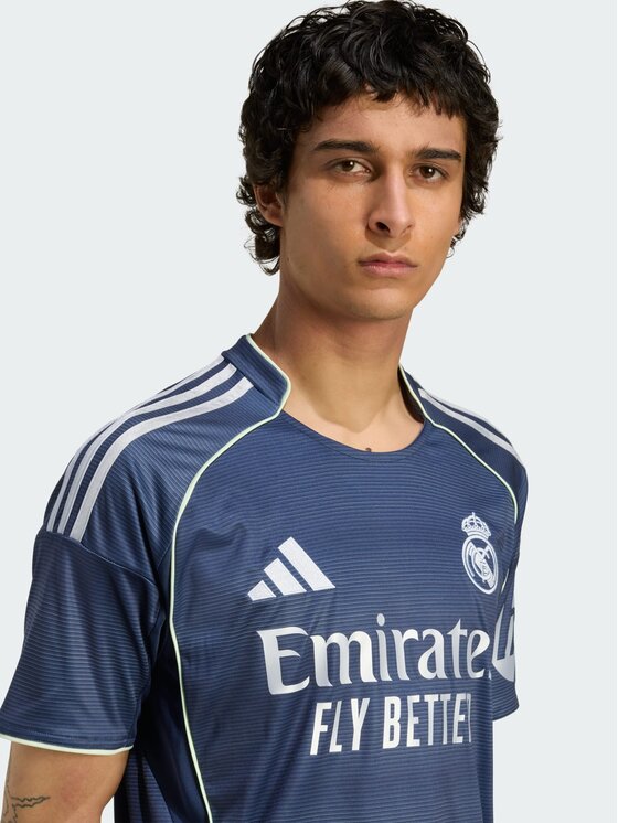 adidas adidas Koszulka techniczna Real Madrid 25/26 Away Jersey Błękitny Slim Fit