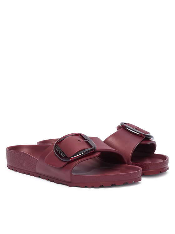 Birkenstock Birkenstock Шльопанці Madrid Big Buckle 1033116 Бордовий