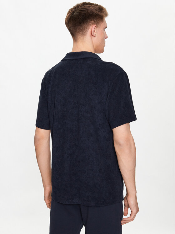 Tommy Hilfiger Tommy Hilfiger Polo särk Terry UM0UM02789 Tumesinine Regular Fit