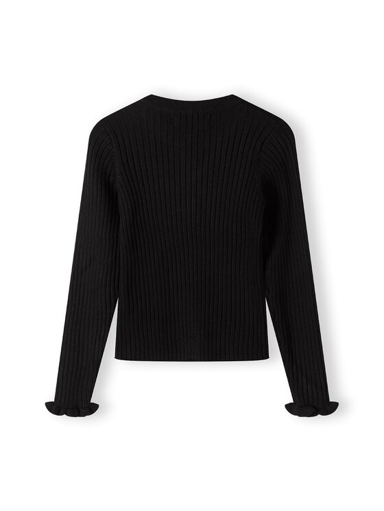 minoti minoti Sweter 26KNIT56 Czarny Slim Fit