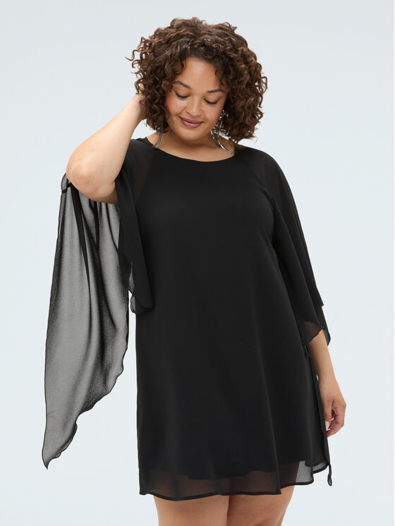 Fiorella Rubino Fiorella Rubino Vestito da giorno 7023T001873N033 Nero Over Fit
