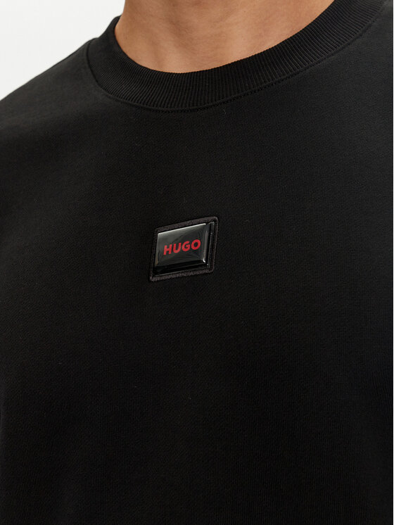 HUGO Hugo Mikina Diragol_Gel 50528174 Čierna Regular Fit