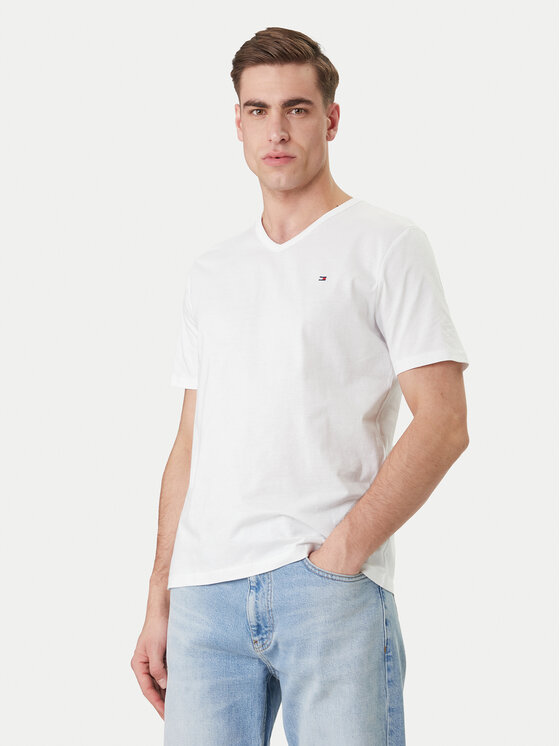Tommy Hilfiger Tommy Hilfiger Set de tricouri﻿ UM0UM03865 Alb Regular Fit