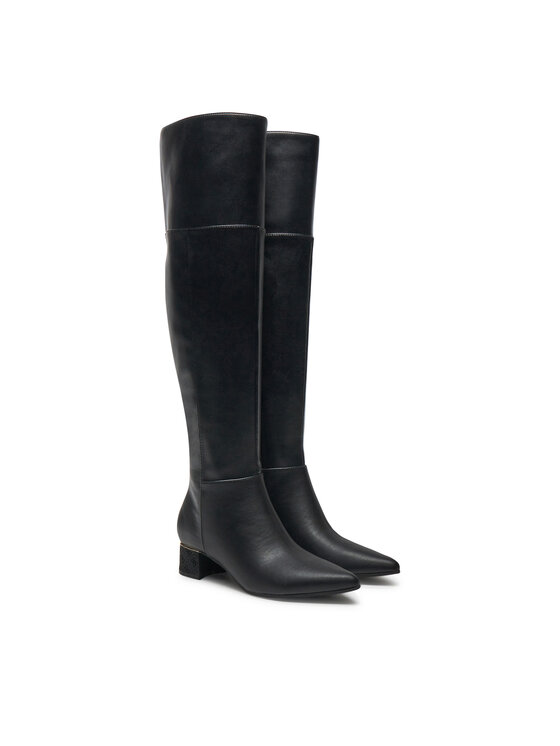 Guess Guess Kozačky Lucie2 FLFLU2 ELE11 Černá