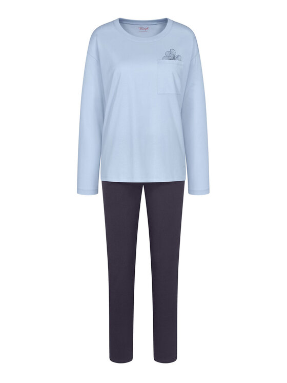 Triumph Triumph Pijama 10225065 Albastru celest Regular Fit