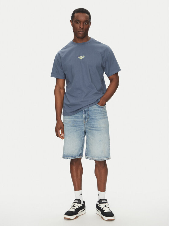 Quiksilver Quiksilver Marškinėliai EQYZT08017 Tamsiai mėlyna Relaxed Fit