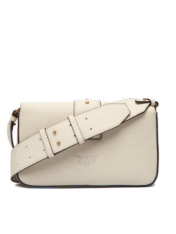 PINKO PINKO Torebka Love One Mini Slouchy Fl Al 25-26 104340 A2OX Écru