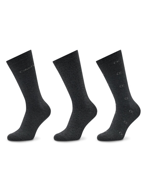 Set di 3 paia di calzini lunghi da uomo Calvin