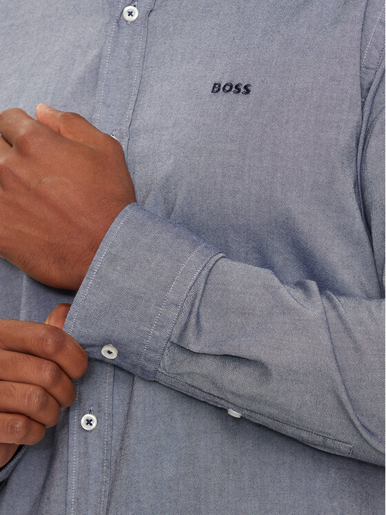 BOSS Boss Srajca 50520259 Mornarsko modra Casual Fit