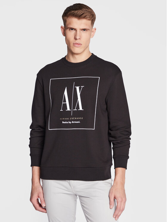 Armani Exchange Armani Exchange Mikina 3RZMAB ZJ83Z 1200 Černá Regular Fit