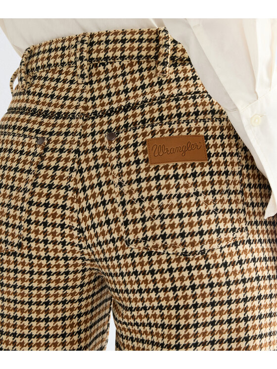 Wrangler Wrangler Spodnie materiałowe 112386726 Brązowy Regular Fit
