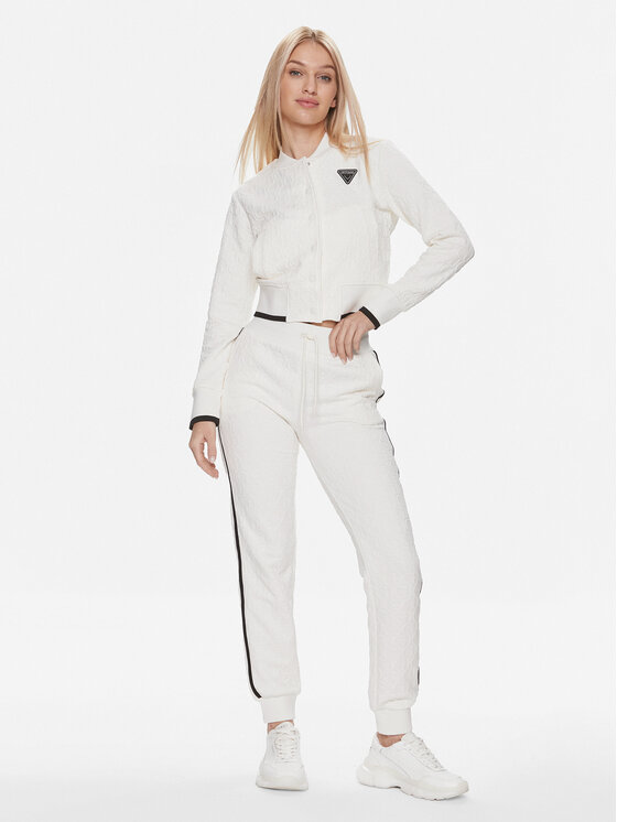 Guess Guess Спортивні штани Cheri V4RB08 KBSL0 Білий Regular Fit