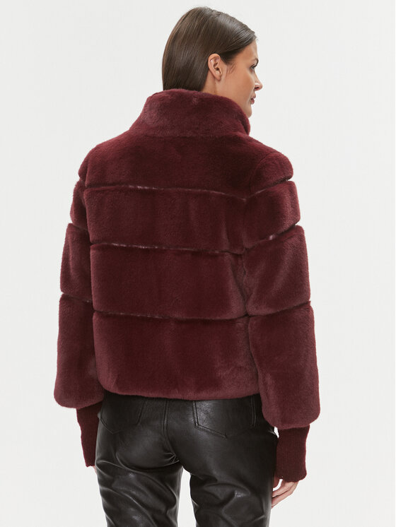 Patrizia Pepe Patrizia Pepe Шуба 2O0107/E5T7-M473 Бордовий Regular Fit