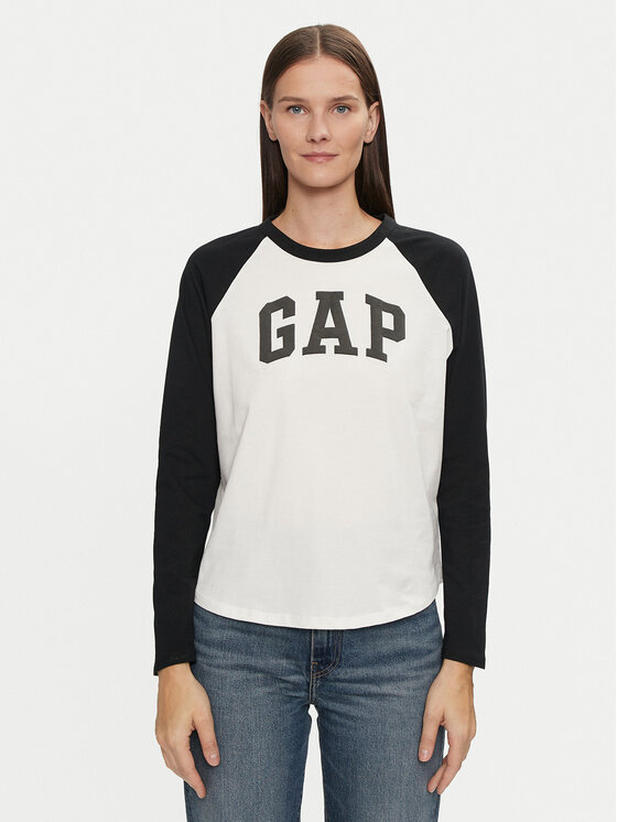 Gap Majica 534389-03 Crna Relaxed Fit