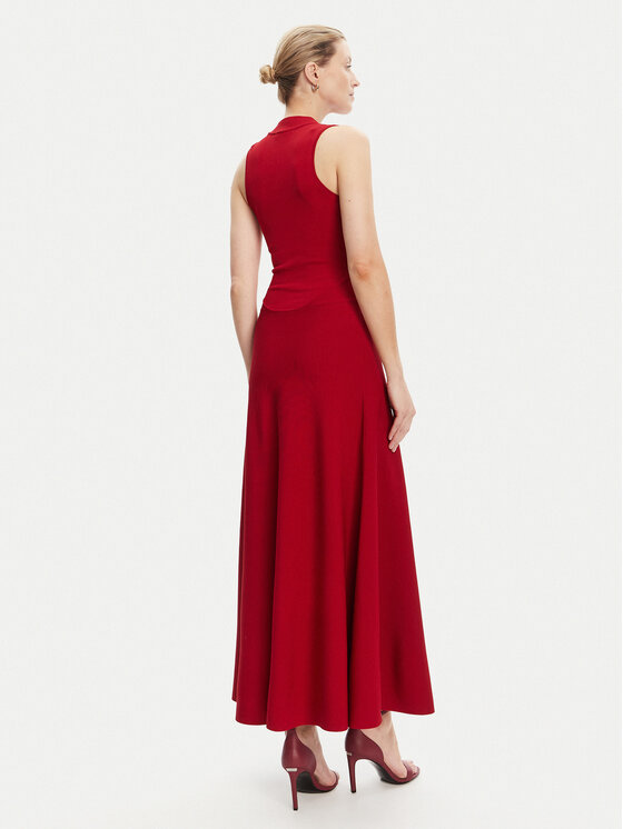 Guess Guess Rochie tricotată W5YK0S Z0241 Vișiniu Regular Fit