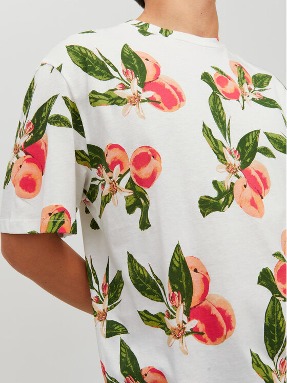 T-shirt 12227780 Bianco Relaxed Fit