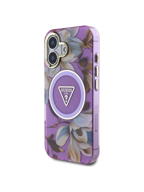 Guess Guess Etui na telefon Apple iPhone 16 Fioletowy