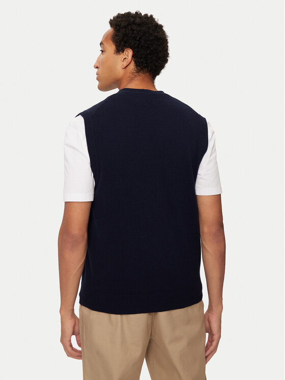 United Colors Of Benetton United Colors Of Benetton Pletena jopica 1002U601G Mornarsko modra Regular Fit