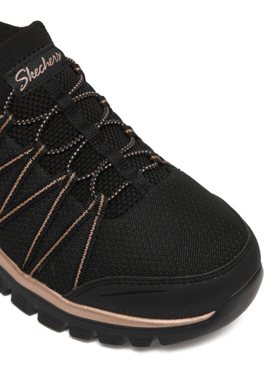 Skechers Skechers Сникърси Graceful 100888/BKRG Черен