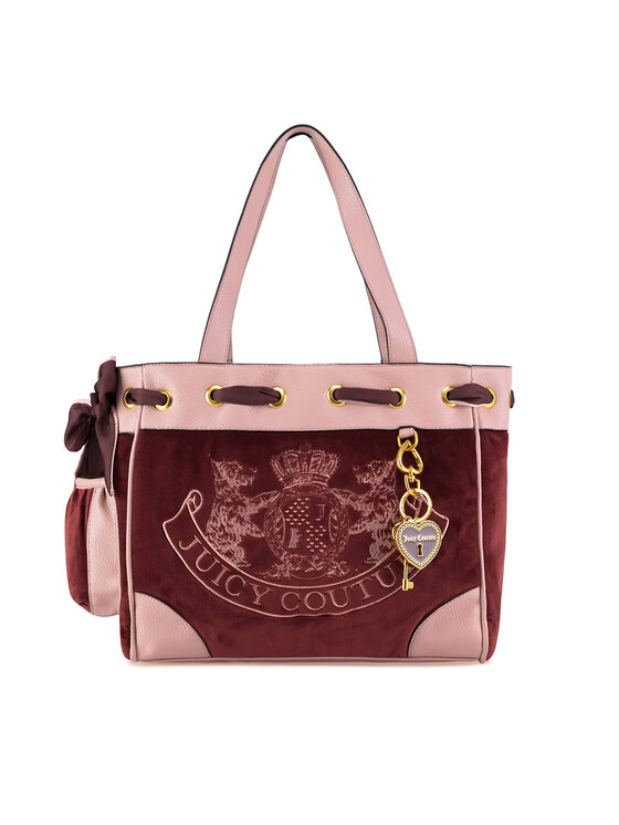 Juicy Couture Juicy Couture Ročna torba BIJXT8674WZC Bordo rdeča