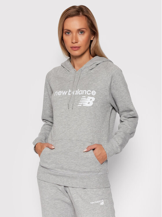 New Balance New Balance Μπλούζα Classic Core Fleece WT03810 Γκρι Relaxed Fit